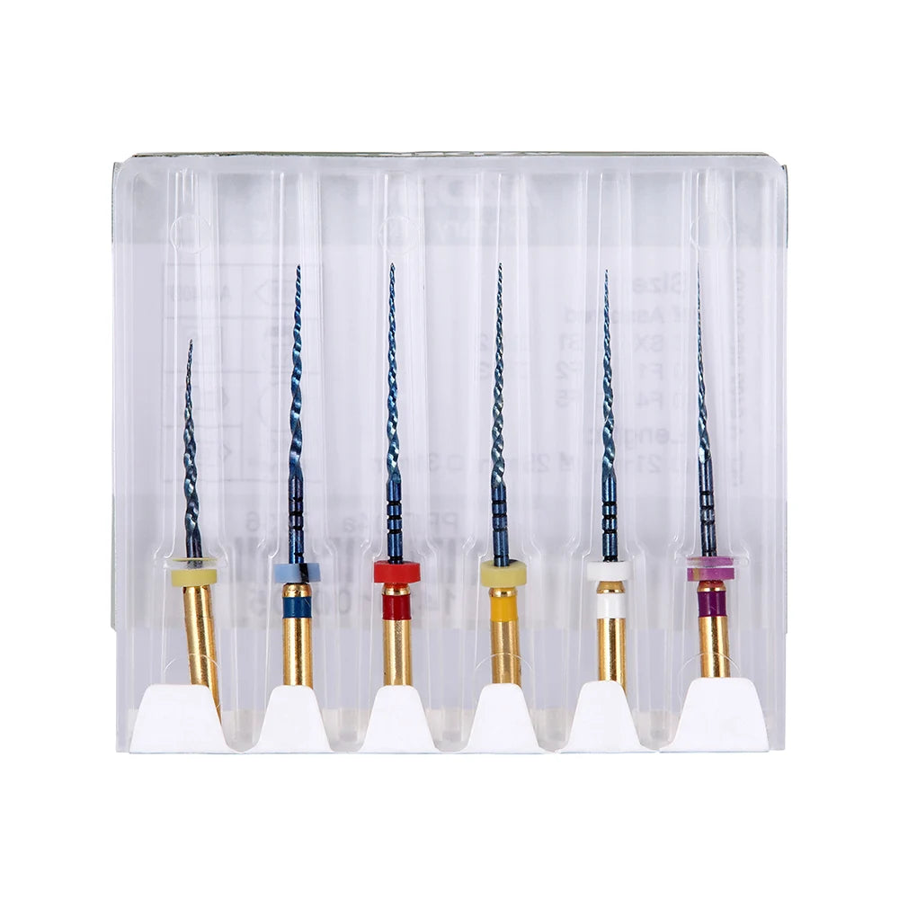 Dental Heat Activated Canal Root Files SX-F3 25mm Engine Use Nickel-titanium Alloy Endodontic Tips