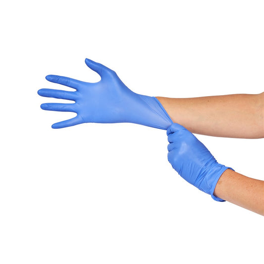 nitrile gloves powder free size small